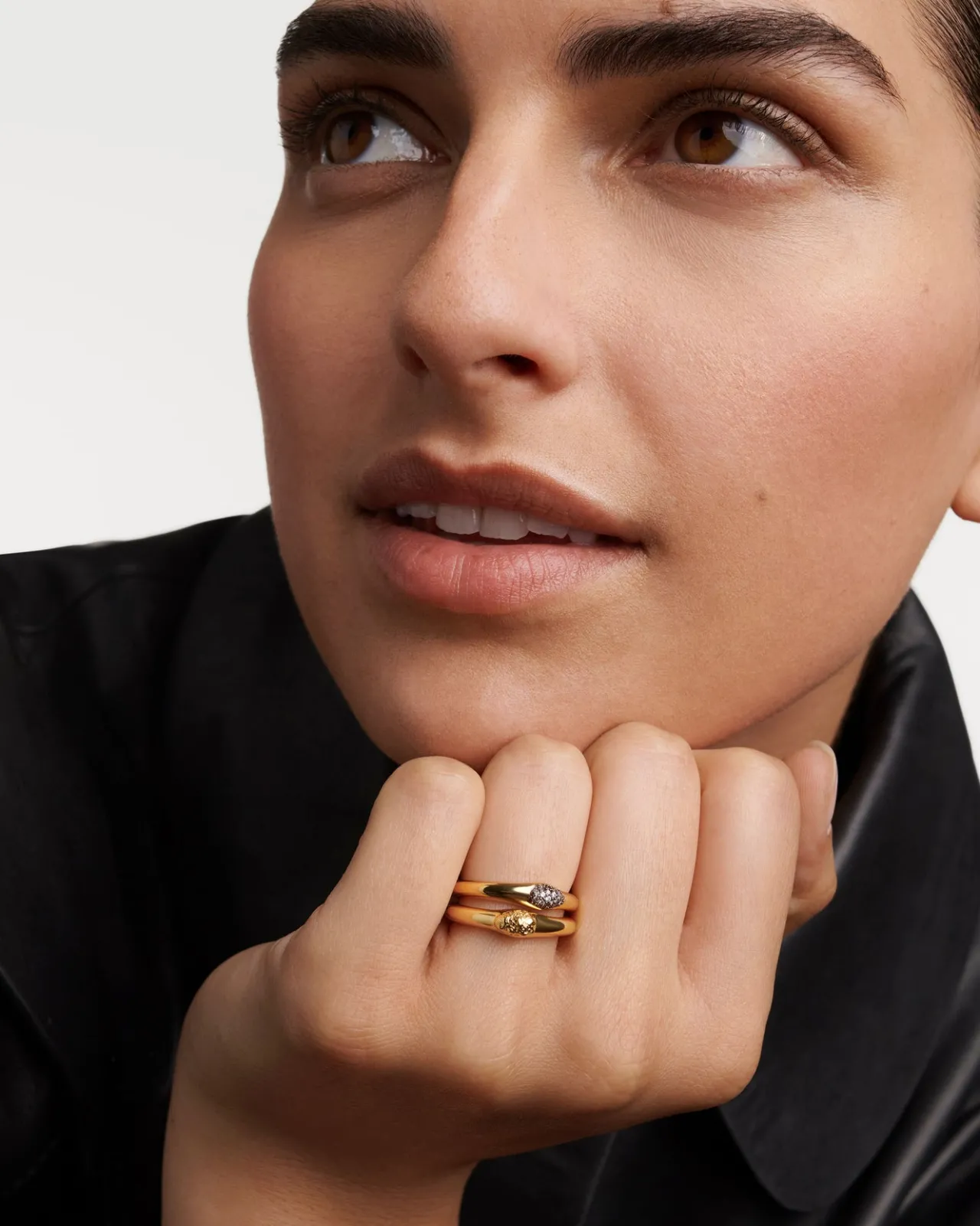 Anillos De Oro|Rebajas Anillos-PDPAOLA Set De Anillos The Rocks